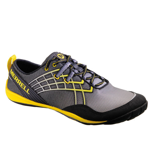 Merrell Men's Trail Glove 2 Trail Running Shoes - Wild Dove Grey/Lemon ...