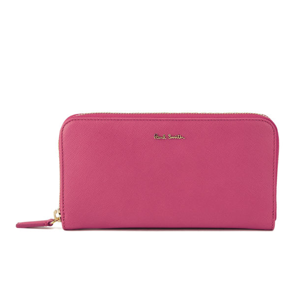 Paul Smith Accessories Women S Large Zip Around Purse Pink Free Paul Smith Accessories Women S Large Zip Around Purse Pink Image 1