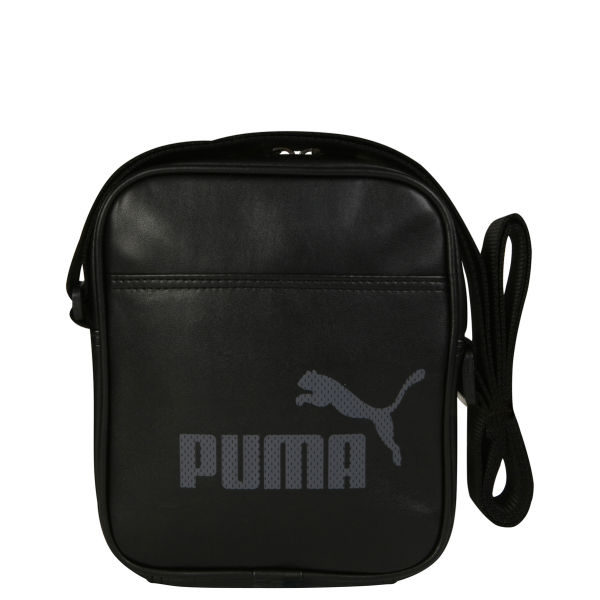 puma leather sports bag