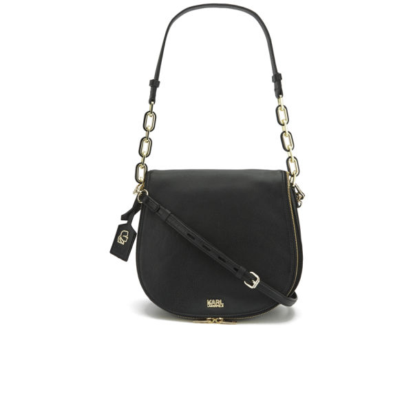 Karl Lagerfeld K/Grainy Satchel Black