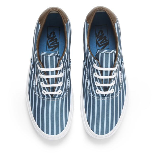 Vans Women's Era 59 Stripes Trainers - Blue/True White | FREE UK ...