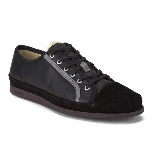 Paul Smith Shoes Men's Shore Leather/Suede Trainers - Black Ellis ...