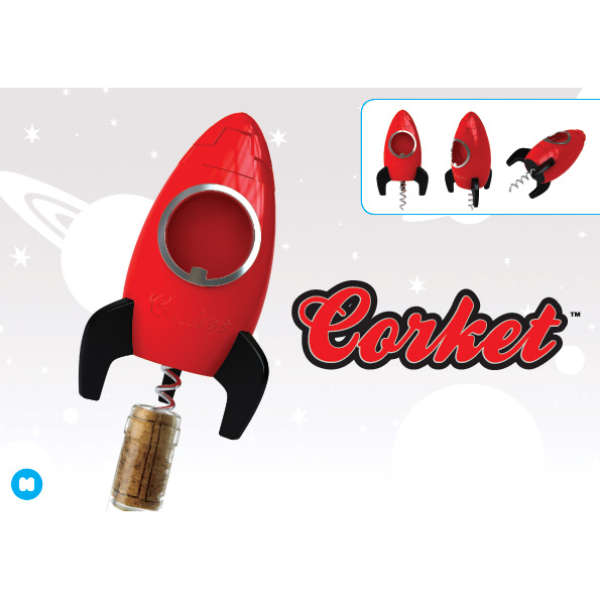 RocketShaped Cork/Bottle Opener IWOOT
