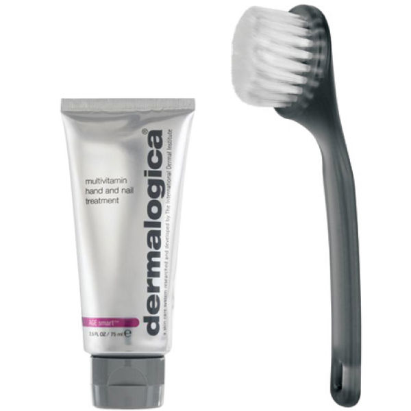 Dermalogica Multivitamin Hand And Nail Treatment & Face Brush Pack (2