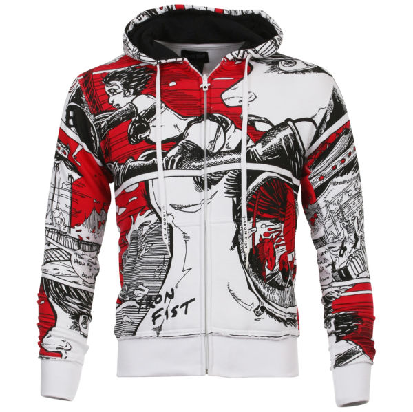 Iron Fist Men S Carousel Hoody White Xs Clothing Zavvi Uk