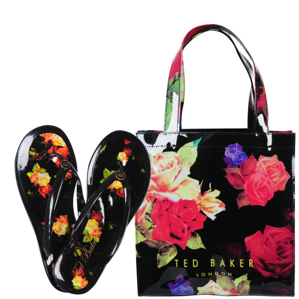 ted baker bag and flip flops