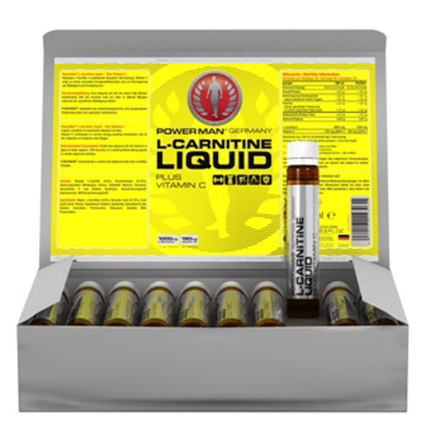 Myprotein Powerman L-Carnitine + Vitamin C - 20 Ampoules Myprotein Powerman L-Carnitine + Vitamin C - 20 Ampoules
