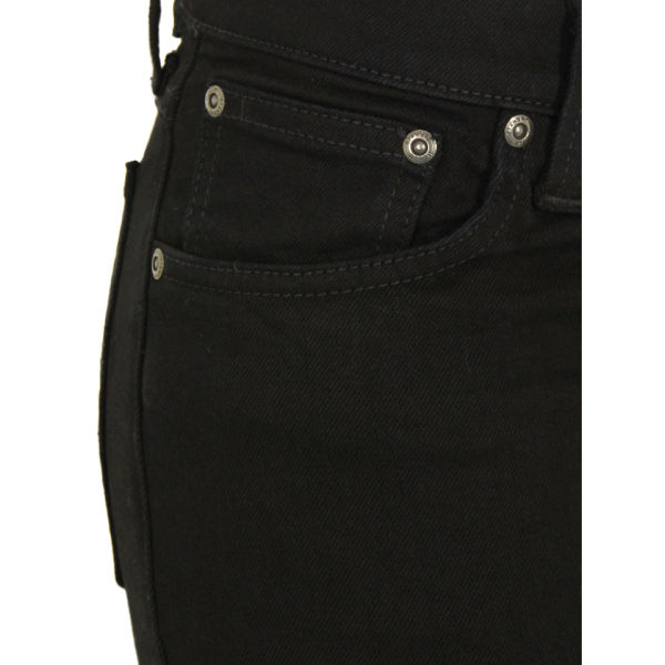 Nudie Women's Tight Long John Organic Skinny Jeans - Black Black - Free ...