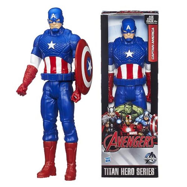 Marvel Avengers Age Of Ultron Titan Hero Captain America 12 Inch Action Figure Image 1 Marvel Avengers Age Of Ultron Titan Hero Captain America 12 Inch Action Figure Image 1