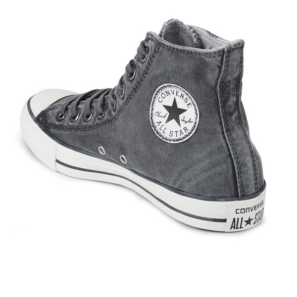 Converse Men's Chuck Taylor All Star Washed Canvas Hi-Top Trainers ...