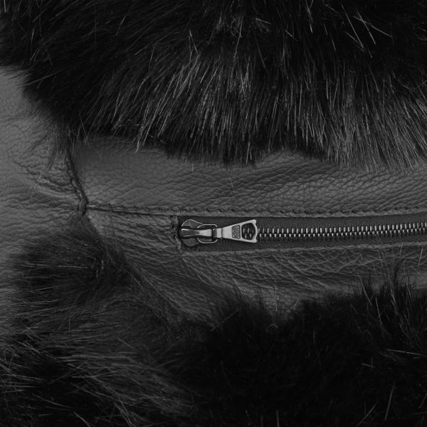 Christopher Raeburn Remade Faux Fur Daypack Backpack - Black - Free UK ...