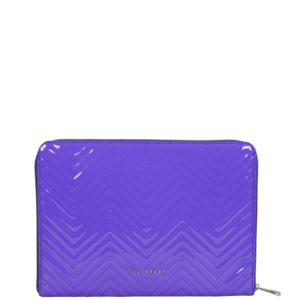 Ted Baker Lianna Quilted Large Laptop Sleeve Blue