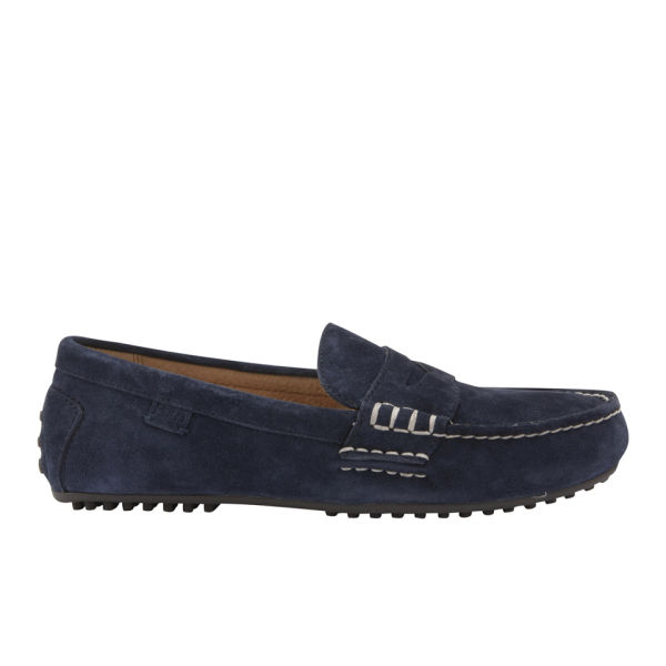 Polo Ralph Lauren Men's Wes Suede Slip-on Shoes - Newport Navy | FREE ...