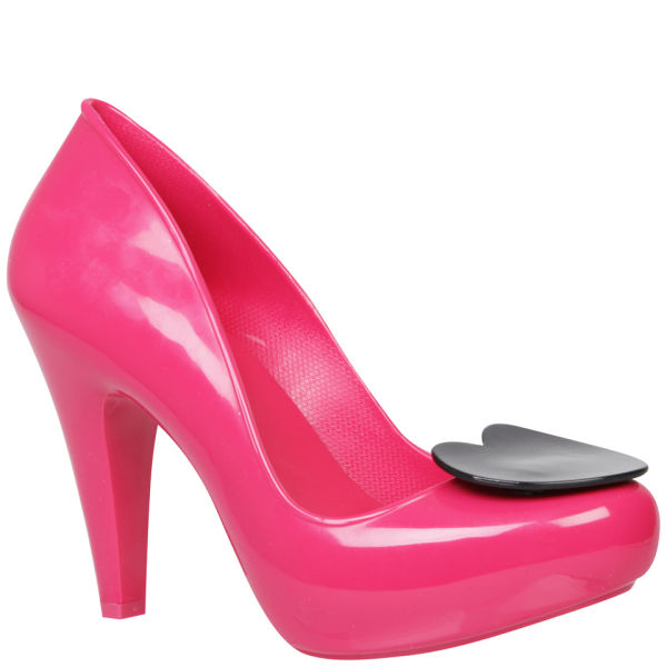 Mel Women's Raspberry Heart Heels - Raspberry Clothing | TheHut.com