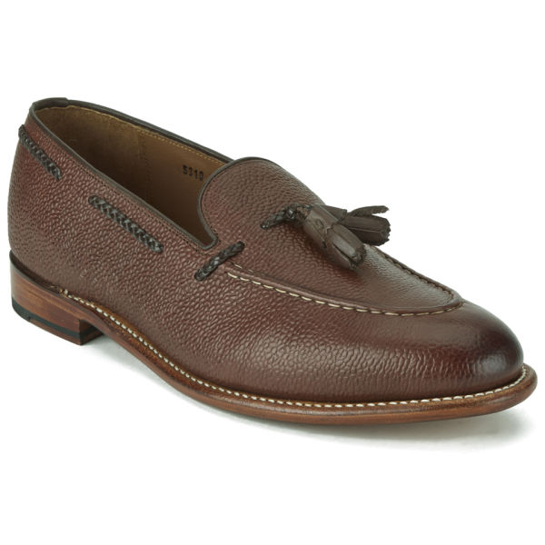 grenson bethany tasseled leather loafers