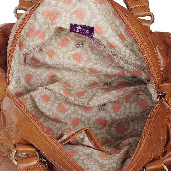 Nica Dion E/W Bowling Bag   Tan      Womens Accessories