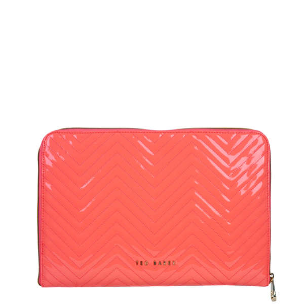 Ted Baker Lianna Quilted Laptop Sleeve   Pale Pink      Womens Accessories