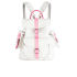 Grafea Rose Medium Leather Rucksack - White/Pink Grafea Rose Medium Leather Rucksack - White/Pink