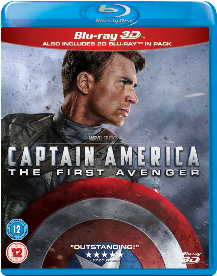 Captain America The First Avenger 3d Includes 2d Version Blu