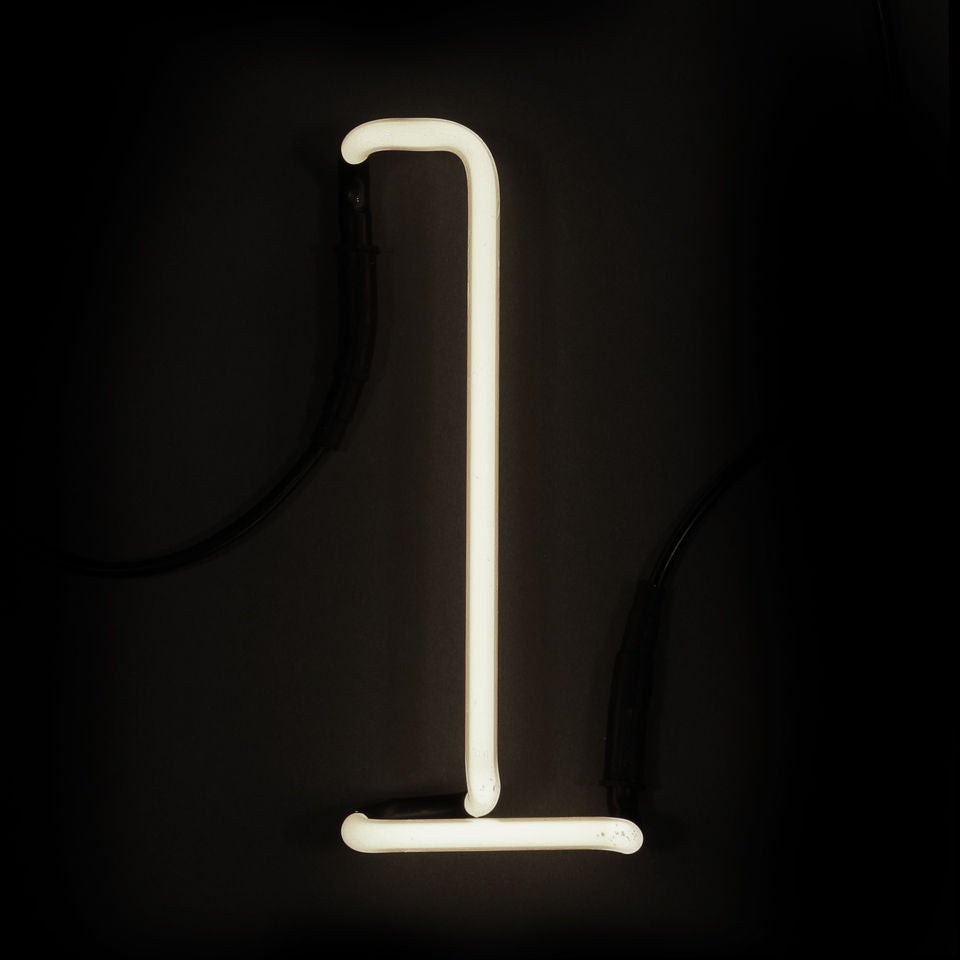 Seletti Neon Wall Light - Letter L | IWOOT