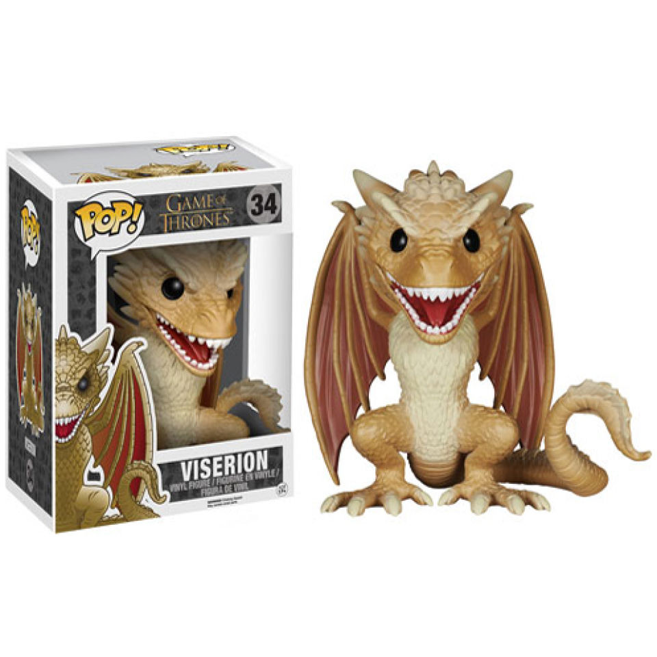 Game Of Thrones Viserion Dragon 6 Inch Funko Pop Vinyl Pop In A Box Uk