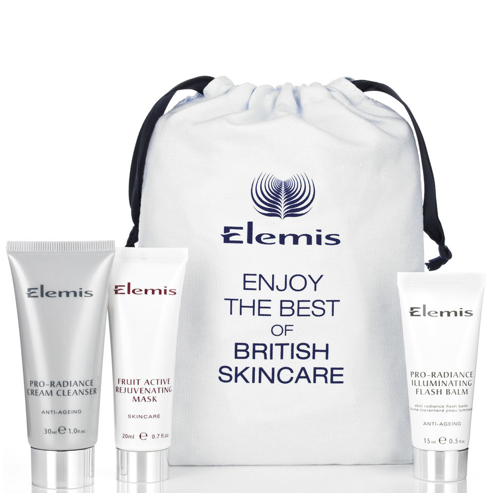 Elemis Maximum Glow Skincare Collection (free gift) LOOKFANTASTIC