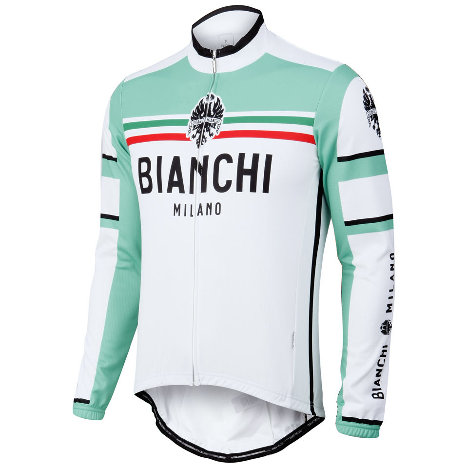 Bianchi Men's Bivona Performance Long Sleeve Jersey - White ...