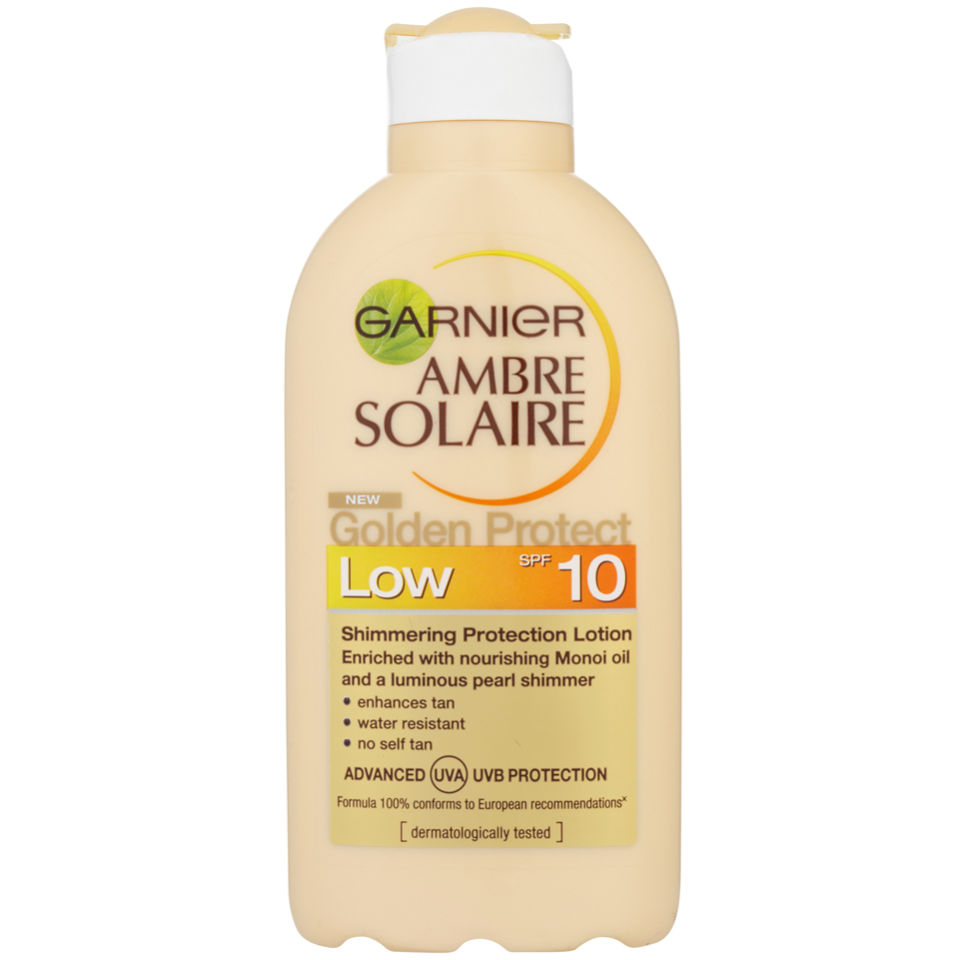 Garnier Ambre Solaire Golden Protect Milk Spf10 200ml Free Us