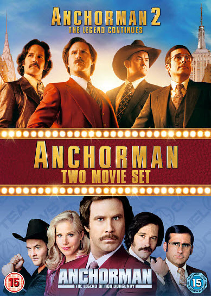 Anchorman 1 & 2 DVD - Zavvi UK