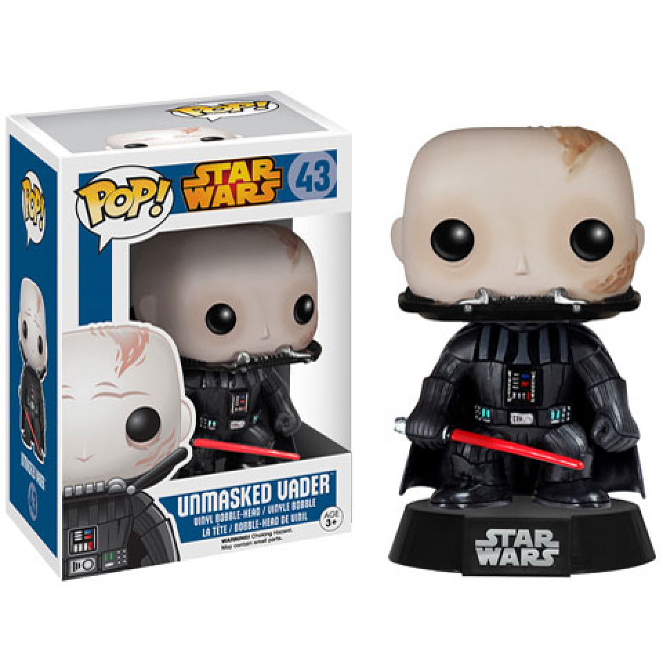 Star Wars Darth Vader Unmasked Pop! Vinyl Bobble head