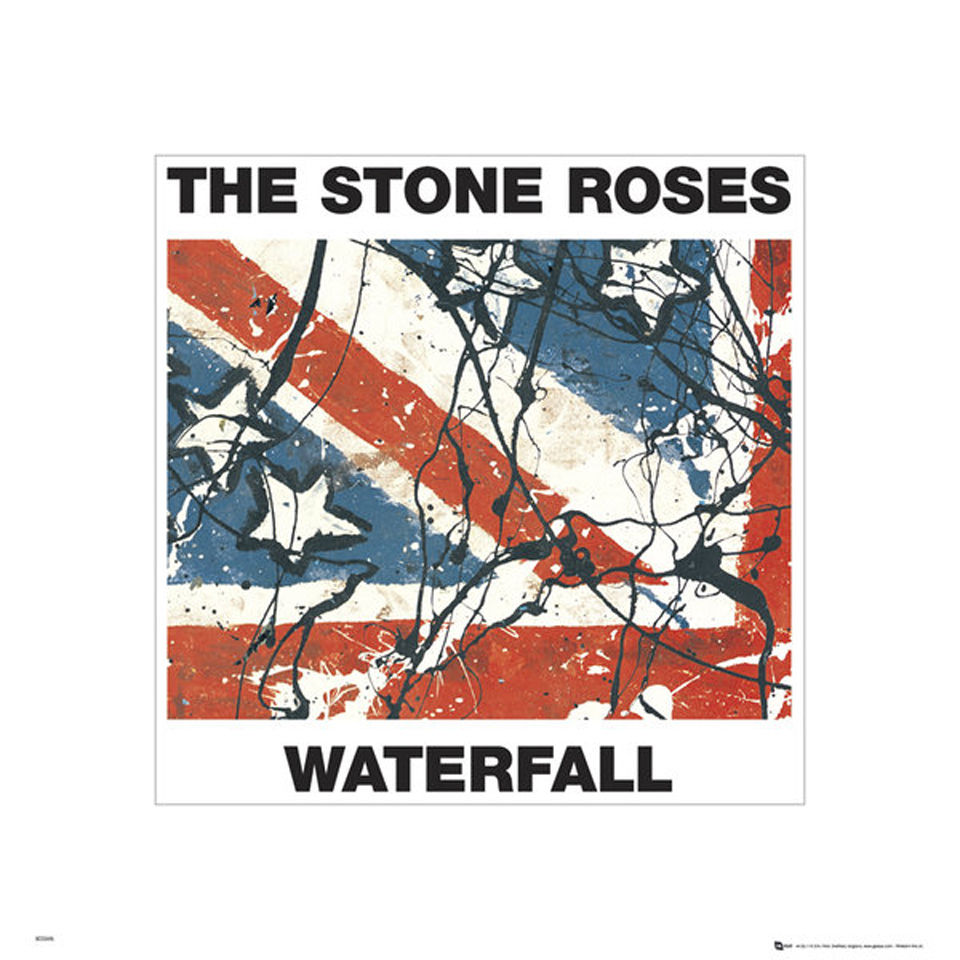 The Stone Roses Waterfall 40 x 40cm Print SOWIA