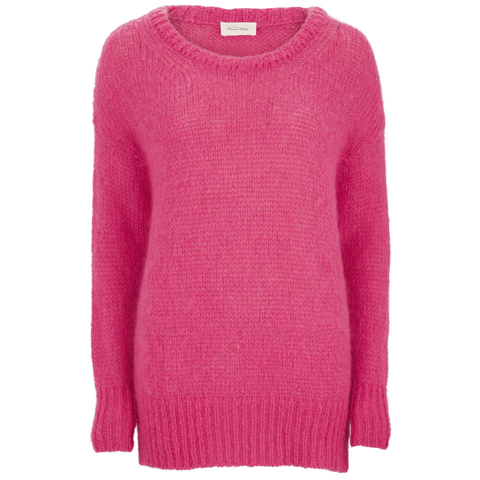 American Vintage Women's Round Neck Pullover - Rose Pink Womens ...