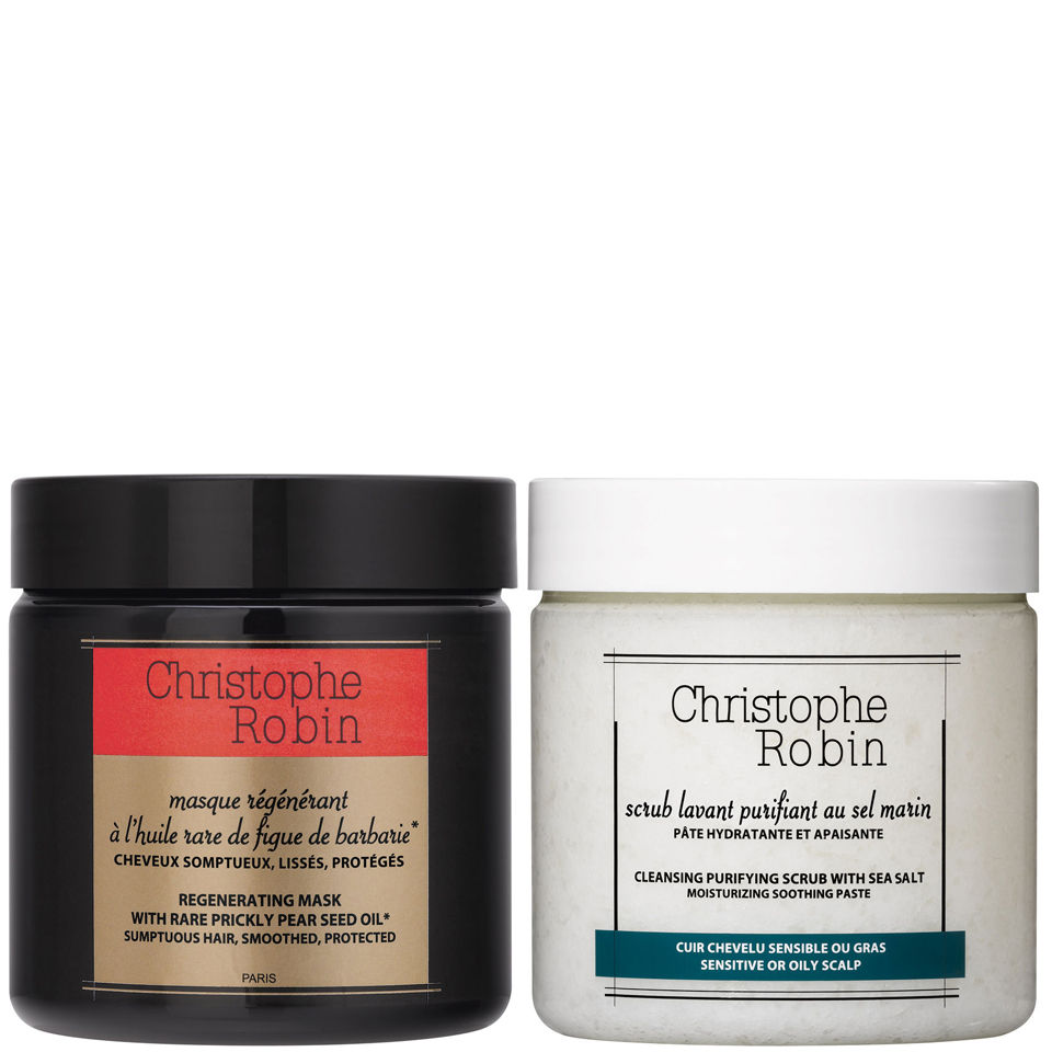 Christophe Robin Sea Salt Scrub (250ml) & Regenerating