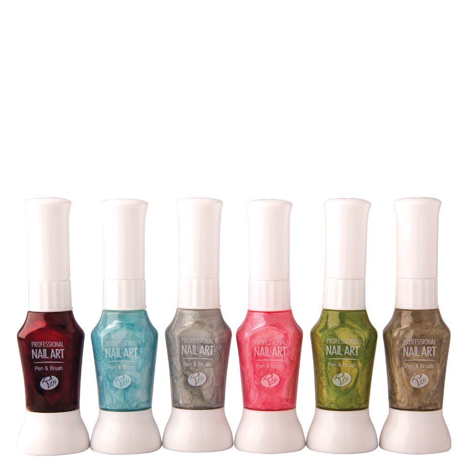 Rio Professional Nail Art Pens Metallic Collection Free Shipping