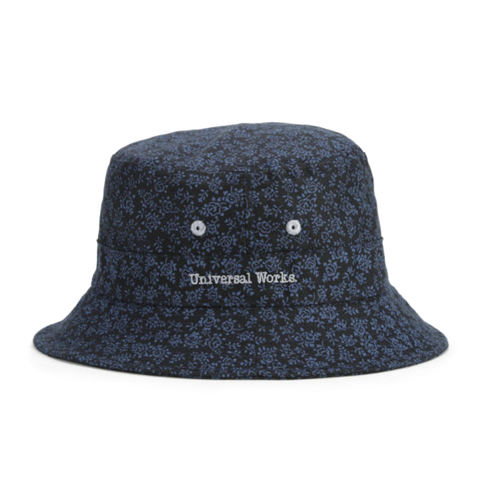 Universal Works Men's Bucket Hat Navy Free UK Delivery Available