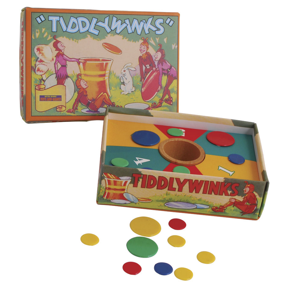 Pixie Tiddlywinks Retro Board Game Toys