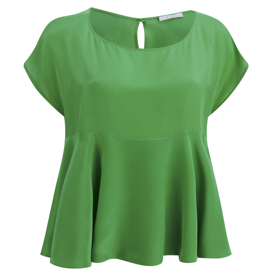 D.EFECT Women's Ida Spring Blouse - Irish Green - Free UK Delivery over £50