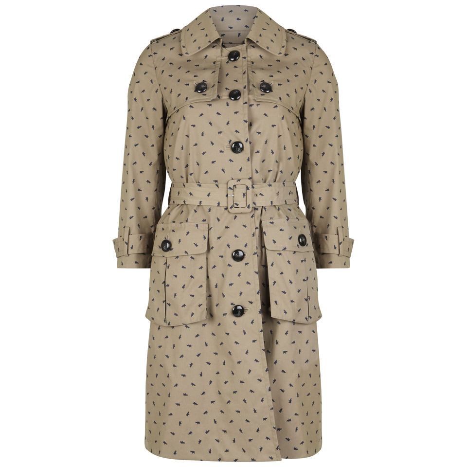 Orla Kiely Women's Trench Coat - Camel - Free UK Delivery Available