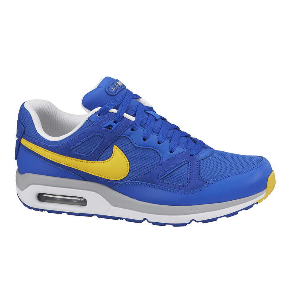 nike blue and yellow trainers