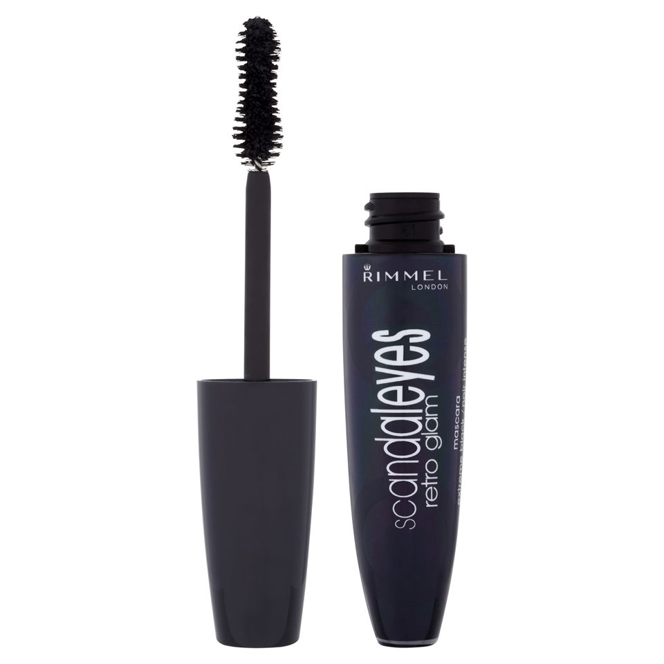 Rimmel Scandaleyes Retro Glam Mascara - Extreme Black ...