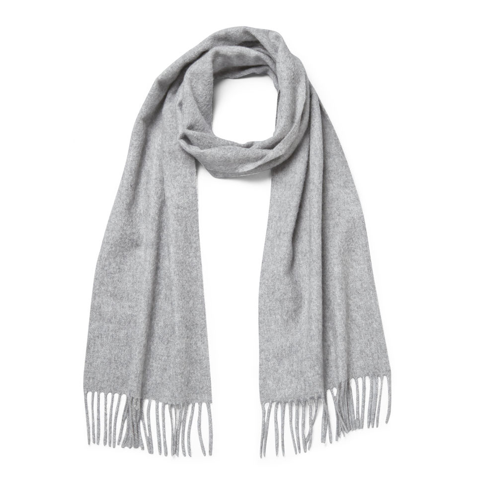 Knutsford Cashmere Scarf - Light Grey - Free UK Delivery over £50