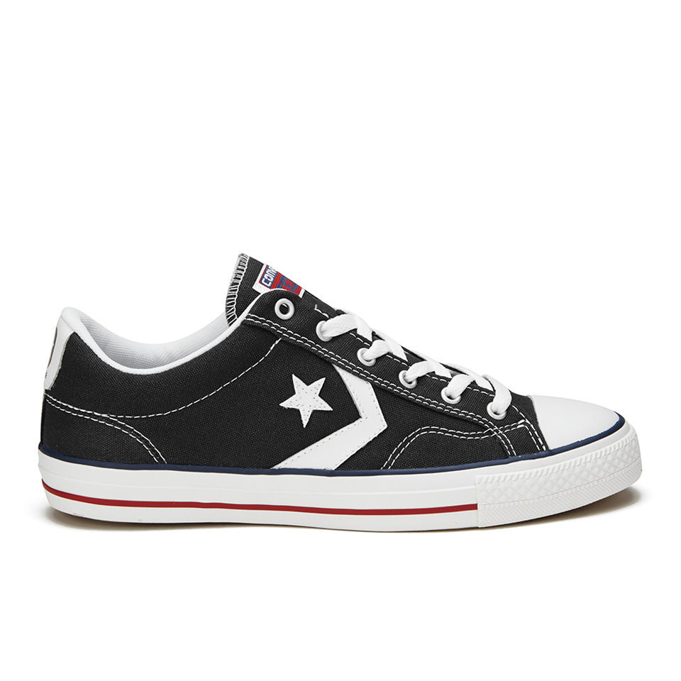 Converse CONS Men's Star Player Canvas Trainers - Black/White | FREE UK ...