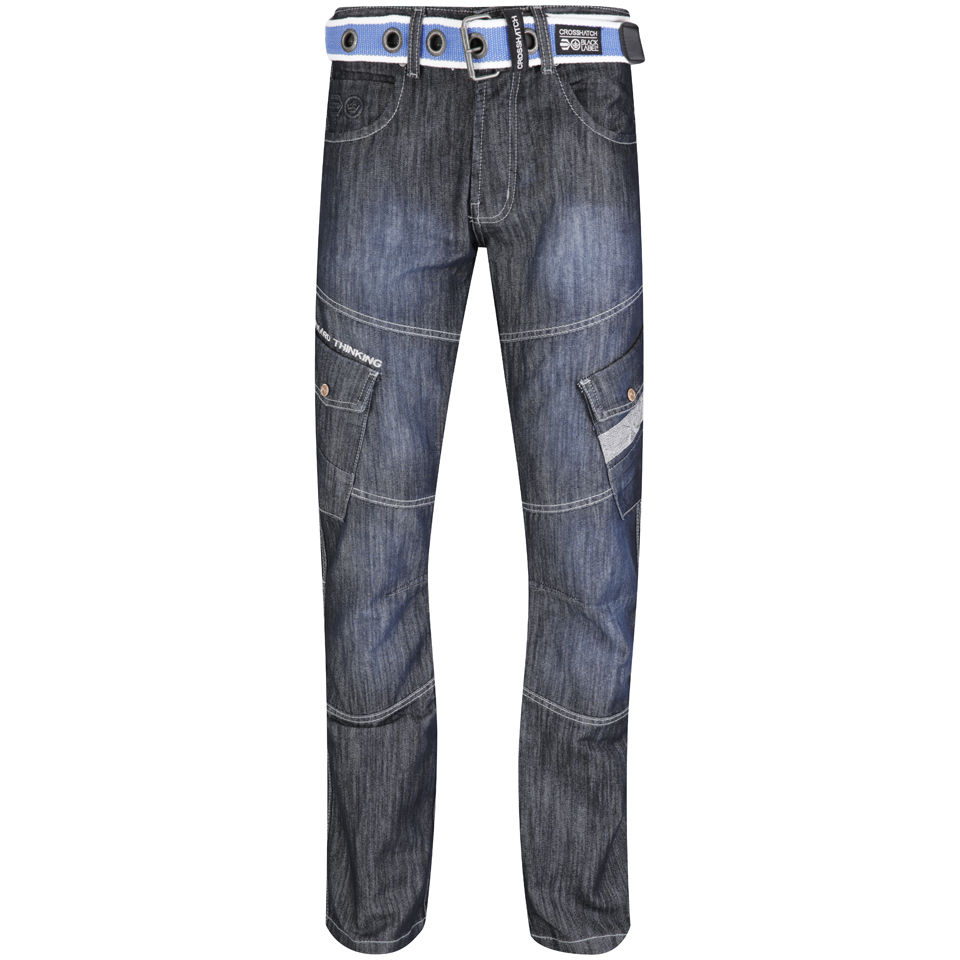 Crosshatch Men's Corona Denim Jeans - Dark Wash Mens Clothing | Zavvi