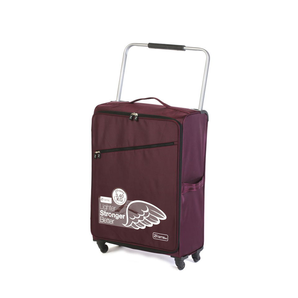 suitcase 18 inch z-frame 26 Frame Super Lightweight Aubergine Wheel 4 Z Inch