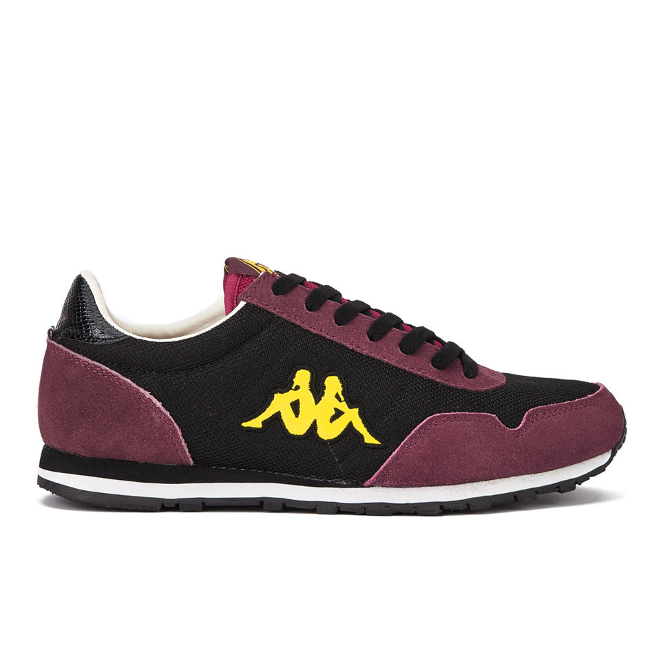 Kappa Men's Neelix Trainers - Burgundy/Black/Yellow Sports & Leisure ...