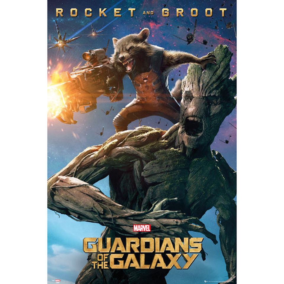 Guardians of the Galaxy Groot and Rocket - Maxi Poster ...