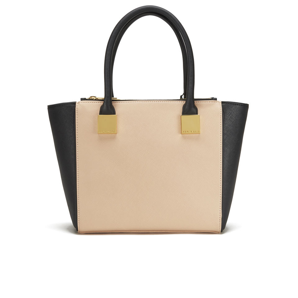 Ted Baker Crosshatch Mini Tote Bag - Taupe