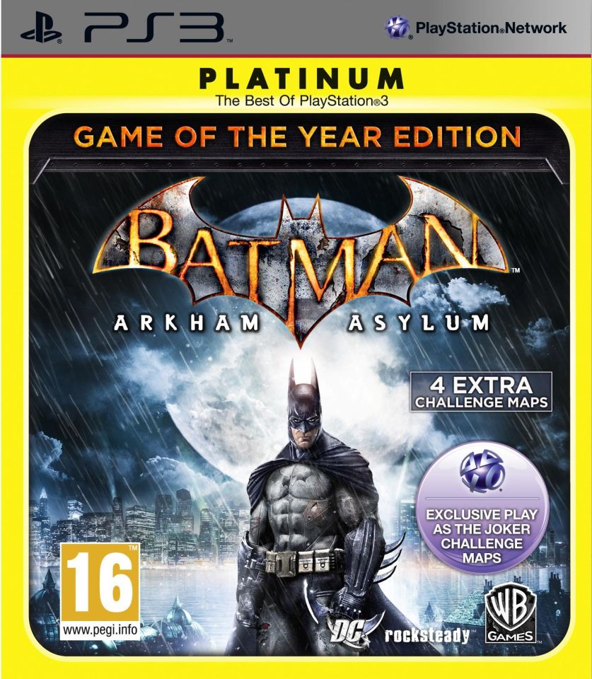 batman arkham asylum ps3 exclusive content