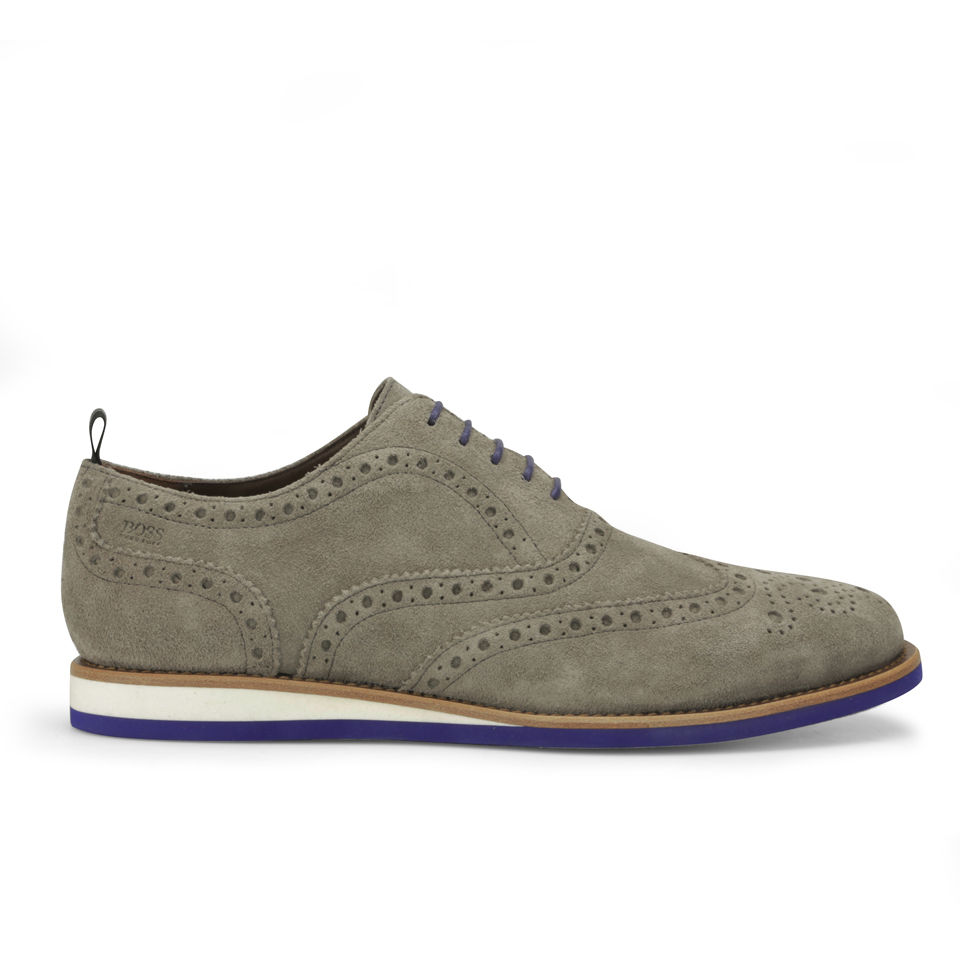 hugo boss mens suede shoes