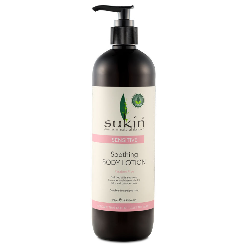 Sukin Sensitive Body Lotion (500ml) Free Shipping Lookfantastic